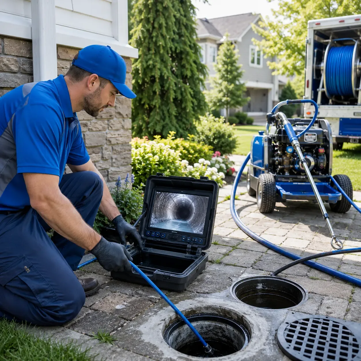 Outdoor drain cleaning professionals serving Girardville, PA